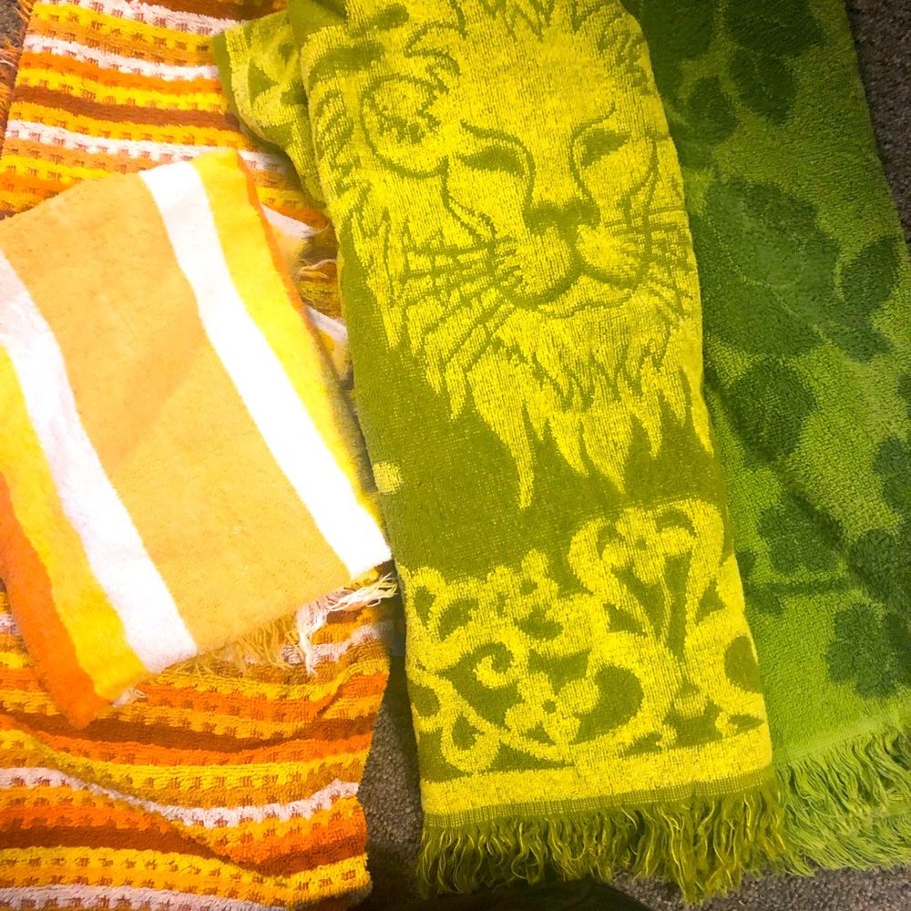 1970s towels in mint condition